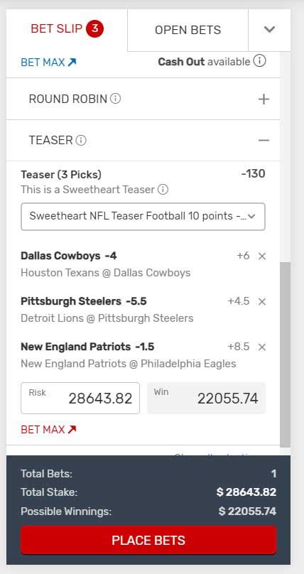 bovada teaser|Guide to Football Betting .